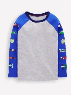 Boden Haut raglan imprimé à manches