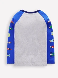 Boden Haut raglan imprimé à manches