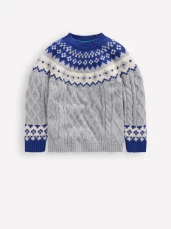 Boden Pull à torsade à motif Fair Isle