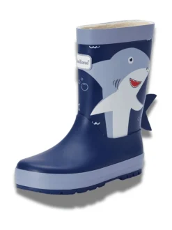 Bottes de pluie imperméables ToeZone Bleu requin pour GARÇON