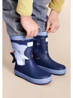 Bottes de pluie imperméables ToeZone Bleu requin pour GARÇON