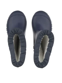 Bottes en caoutchouc Start Rite Mudbuster bleues douillettes avec doublure en polaire