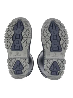 Bottes en caoutchouc Start Rite Mudbuster bleues douillettes avec doublure en polaire