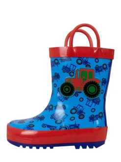 Bottes Harry Bear en caoutchouc imprimées tracteur