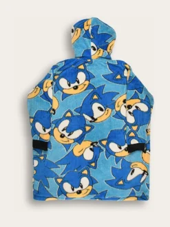 Brand Threads Couverture à capuche Sonic The Hedgehog pour garçons