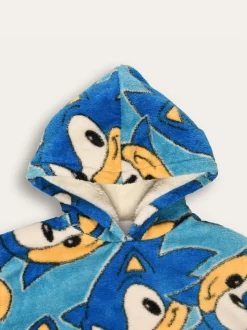 Brand Threads Couverture à capuche Sonic The Hedgehog pour garçons