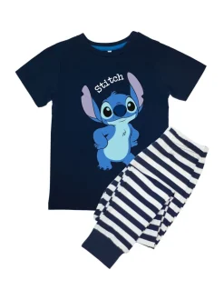 Brands In Boys Disney Pyjama Lilo et Stitch Pose rayures 100% coton