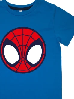 Brands In GARÇON SpiderMan Icon Royal Camouflage 100% Coton Pyjamas
