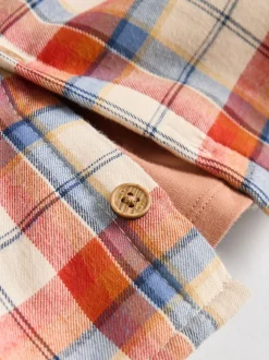 Brown/Marine - Ensemble 3 pièces bébé veste-chemise et pantalons (0mois-2ans)