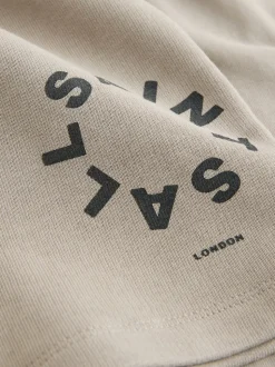 Brun clair - Ensemble t-shirt et short en molleton smALLSAINTS Tierra