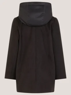 Caban à capuche Monsoon zippé