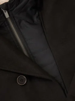 Caban à capuche Monsoon zippé