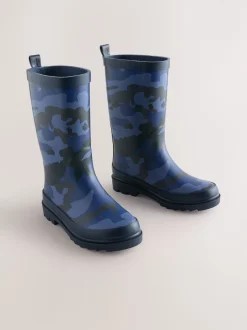 Camo bleu - Bottes en caoutchouc