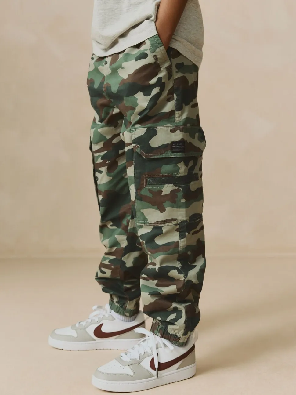 Camo Khaki - Pantalon cargo (3-16ans)