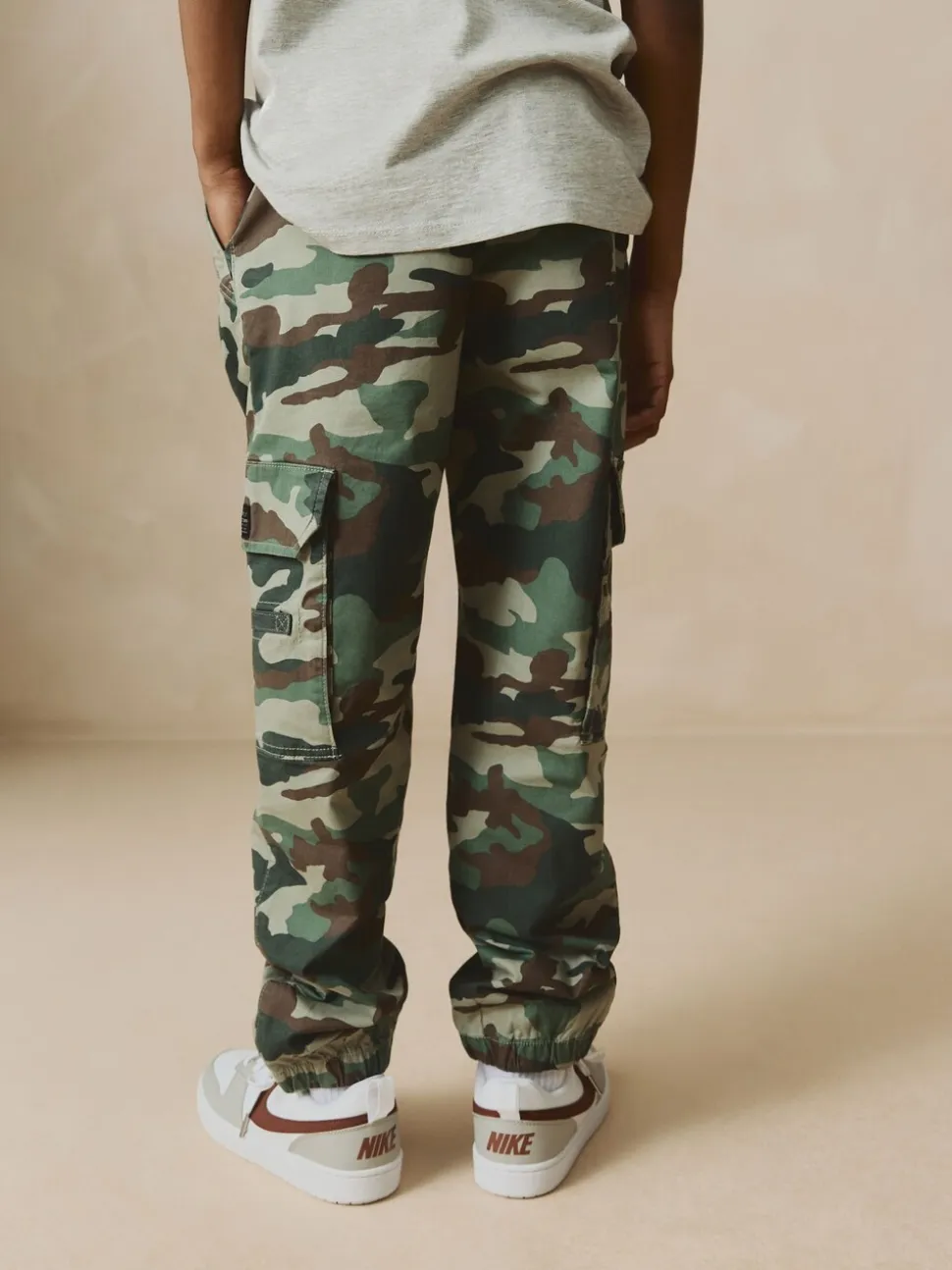 Camo Khaki - Pantalon cargo (3-16ans)