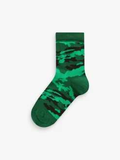 Camo lumineux - Paquet de chaussettes en coton riche 7
