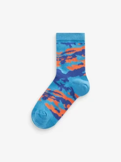 Camo lumineux - Paquet de chaussettes en coton riche 7