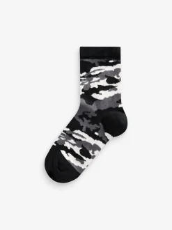 Camo lumineux - Paquet de chaussettes en coton riche 7