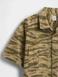 Camo vert - Chemise utilitaire Gap Ripstop (4-13ans)