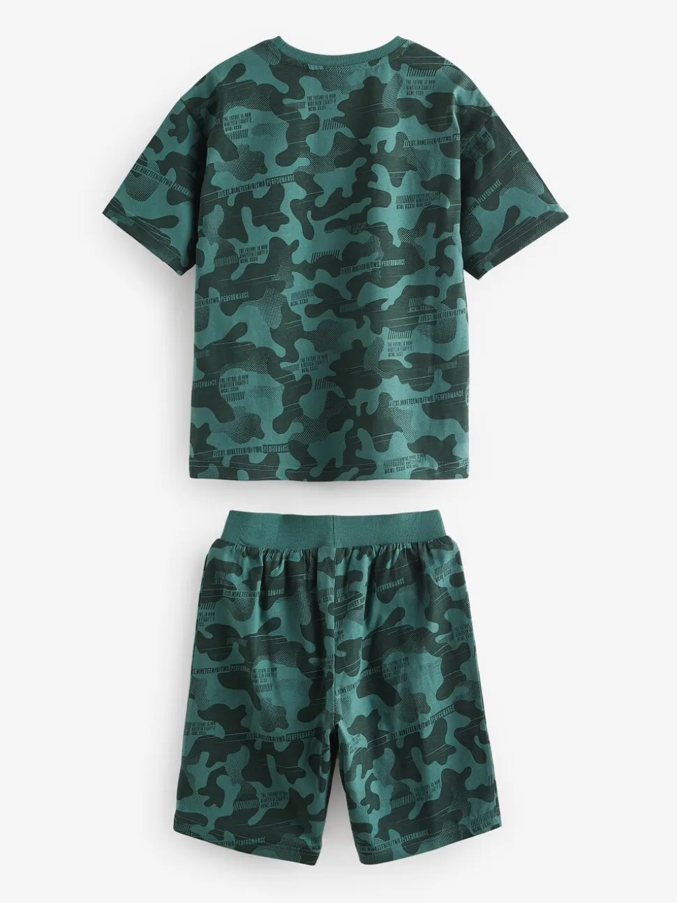 Camouflage bleu/gris/vert - Pyjama court 3 Pack (3-16ans)