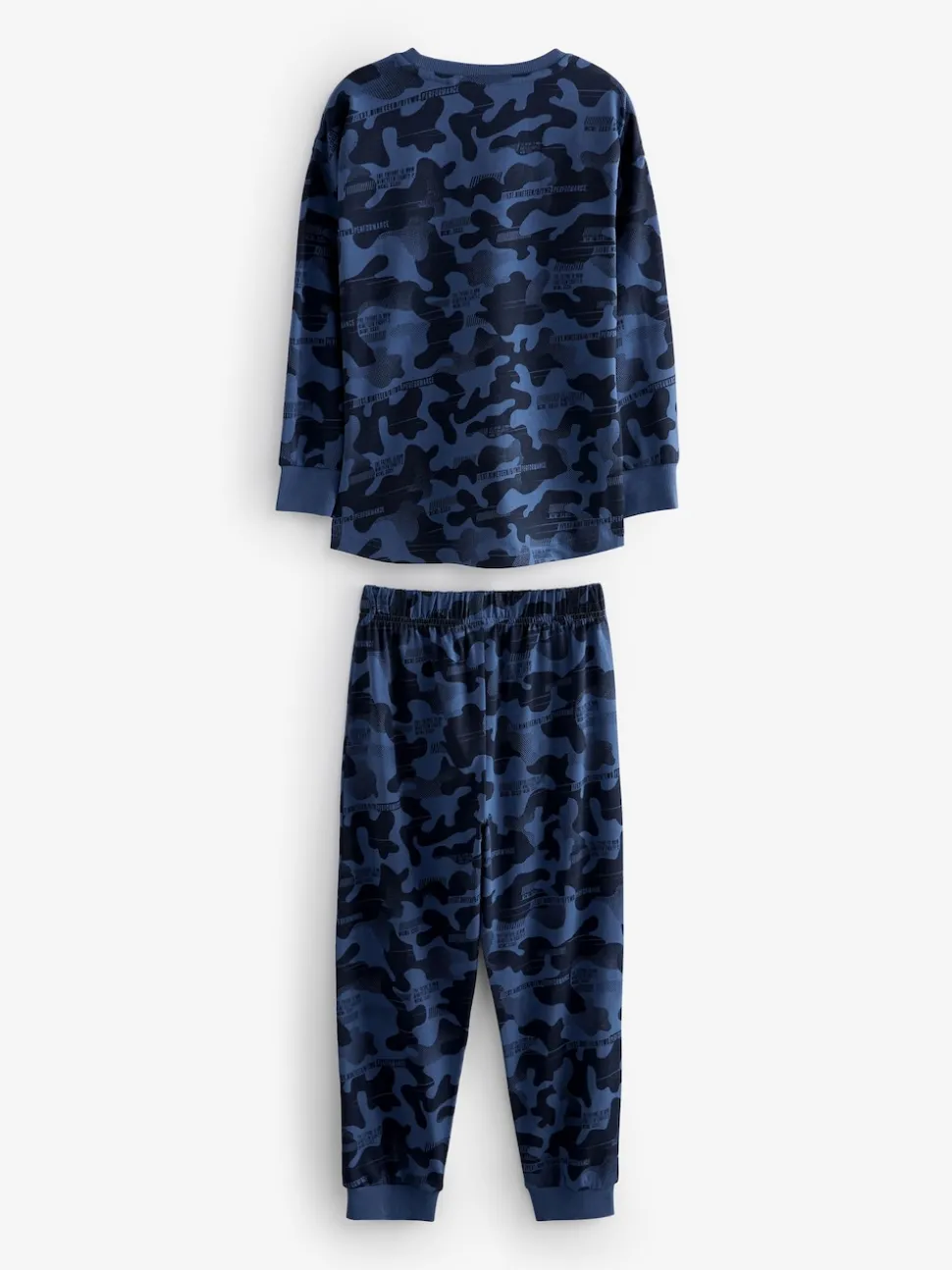 Camouflage gris/bleu/vert - Lot de 3 pyjamas à manches longues (3-16ans)