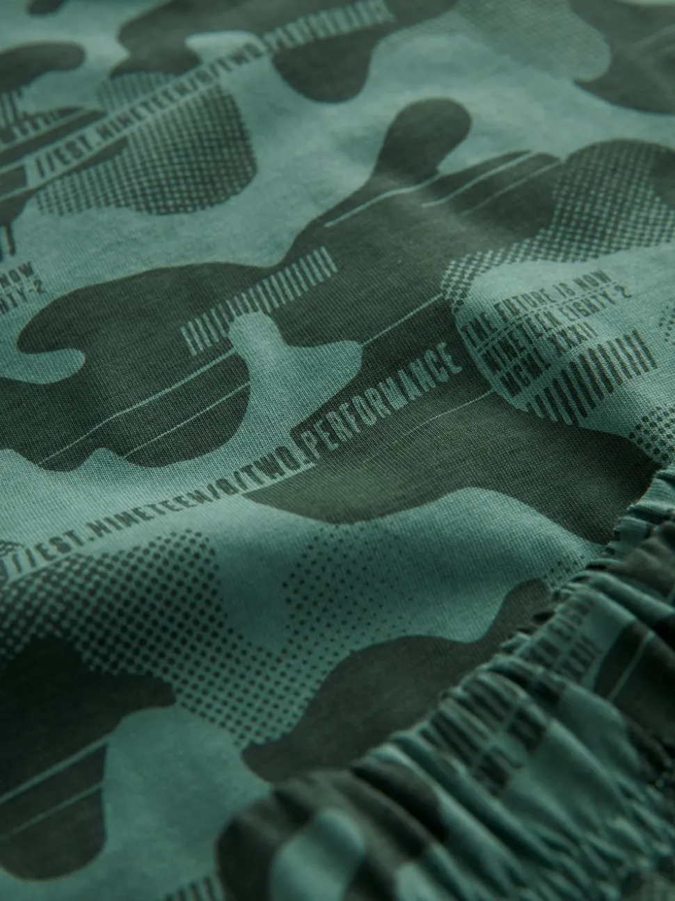 Camouflage gris/bleu/vert - Lot de 3 pyjamas à manches longues (3-16ans)