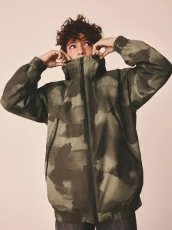 Camouflage vert - Blouson bomber imperméable (3-16ans)