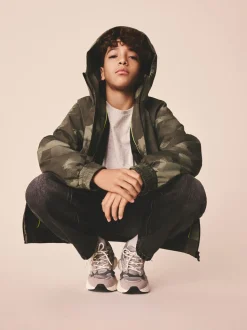 Camouflage vert - Blouson bomber imperméable (3-16ans)