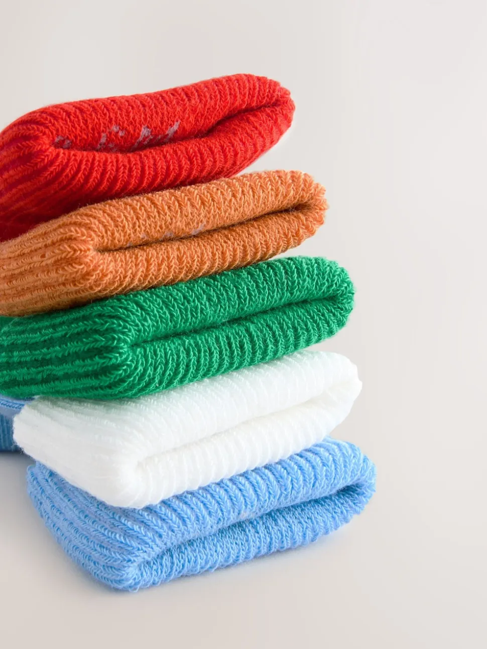 Caractère lumineux - Chaussettes à roulettes brodées 5 Lot (0mths-2yrs)