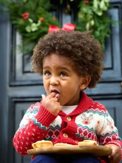 Cardigan JoJo Maman Bébé Fair Isle en maille