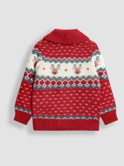Cardigan JoJo Maman Bébé Fair Isle en maille