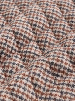 Carreaux Marron Heritage - Veste matelassée à col en velours côtelé pour bébé (0mois2ans)