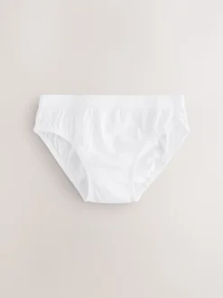 Ceinture en jacquard Blanc - Slip en coton 100% 5 Paquet (1.5-16ans)