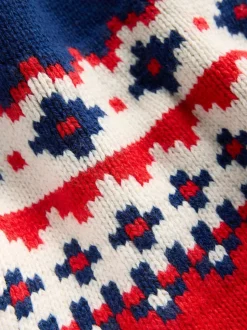 Écharpe Boden à motif Fair Isle