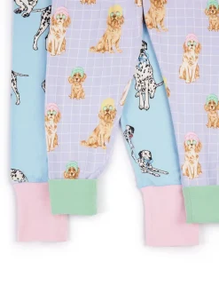 Chelsea Peers lot de deux Pyjamas longs imprimés chien / dalmatien Ensemble