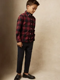 Chemise à carreaux boutonnée en coton Reiss Bronts