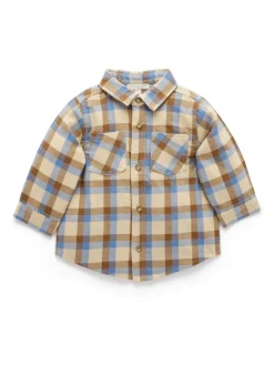 Chemise à carreaux Purebaby