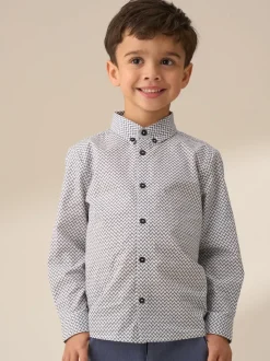 Chemise Angel & Rocket 100% coton à imprimé géométrique