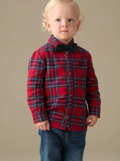 Chemise Angel & Rocket Camden brossée avec Nœud papillon