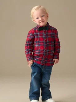 Chemise Angel & Rocket Camden brossée avec Nœud papillon