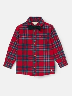 Chemise Angel & Rocket Camden brossée avec Nœud papillon