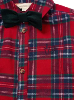 Chemise Angel & Rocket Camden brossée avec Nœud papillon