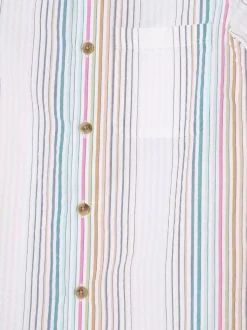 Chemise Angel & Rocket Cole à rayures en seersucker