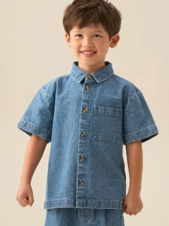 Chemise Angel & Rocket Max Denim jacquard