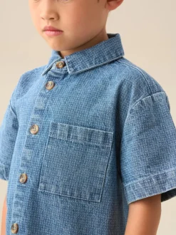 Chemise Angel & Rocket Max Denim jacquard