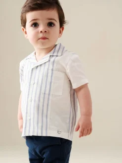 Chemise Angel & Rocket Santi à rayures coupées et cousues