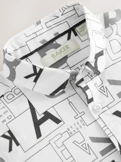 Chemise Baker by Ted Baker Blanc imprimée