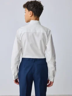 Chemise Baker by Ted Baker blanche à manches longues avec Nœud Cravate