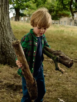 Chemise Boden douillette à carreaux en coton
