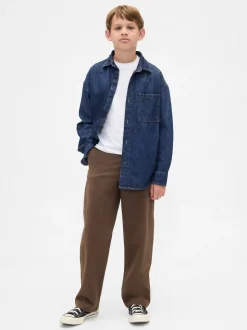 Chemise Gap en Denim oversize (4-13ans)